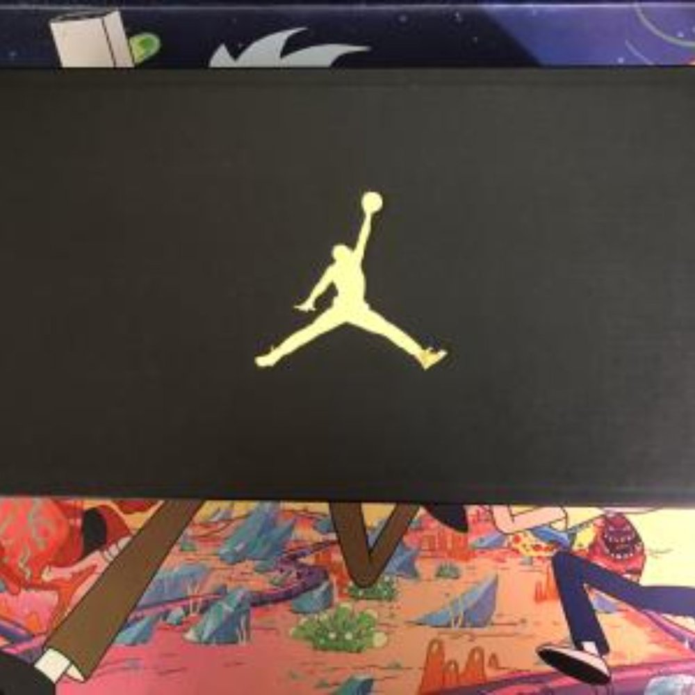 Nike Jordan Break Slide Black/White Size 8 Men's - Picture 2 of 3